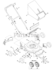 Yard Machines 11A-414E029 - Yard Machines Walk-Behind Mower (2009) (Home Depot)