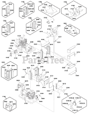 Briggs & Stratton 040674-00 - Briggs & Stratton 20kW Home Standby Generator with 100 Amp ATS Fuel, Duct &amp; Support Group