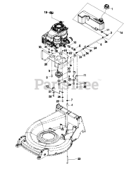 Exmark MS6KA26B - Exmark 26" Metro Walk-Behind Mower, 6hp Kawasaki (SN: 670000 - 719999) (2007)