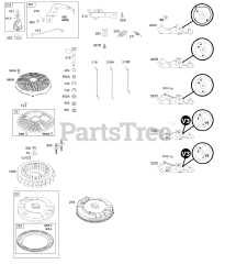 Briggs & Stratton 44L777-0282-B2 - Briggs & Stratton Vertical Engine Flywheel, Governor Spring