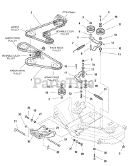 Craftsman 107.277741 (2690519) - Craftsman ZTS7500 Series 50" Zero-Turn Mower, 22hp Briggs & Stratton (2005)