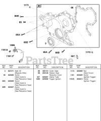 Briggs & Stratton 583447-0317-E2 - Briggs & Stratton Horizontal Engine