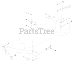 Exmark 79381 - Exmark Bagger for 42" Quest E-Series Mower (SN: 315000000 - 315999999) (2015)