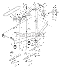 Ariens 992099 (2148 XL) - Ariens Zoom 48" Zero-Turn Mower, 21hp Kohler (SN: 000101 & Above)