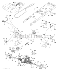 Husqvarna LGT 48 DXL (960430260-00) - Husqvarna 48" Yard Tractor (2017-09) DRIVE