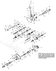 Lawnflite 146-836-141 - Lawnflite Garden Tractor (1986) (WS Badcock) Transaxle Peerless