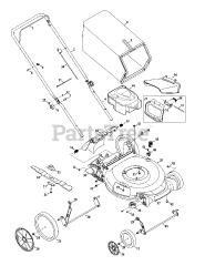 Craftsman 247.370340 (11A-B25F799) - Craftsman Walk-Behind Mower (2013)