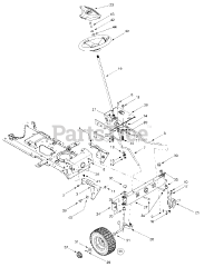Yard-Man 14CU804H401 - Yard-Man Garden Tractor (2004)