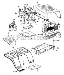 Yard Machines 13AQ670G372 - Yard Machines Lawn Tractor (1998) (Hechinger)