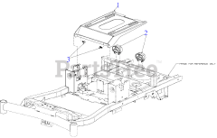 Cub Cadet ZT1-50 KW FAB (17RIEACZ010) - Cub Cadet Ultima 50" Zero-Turn Mower, Fab Deck, Kawasaki (2019) Seat Adjustment