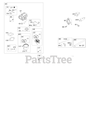 Briggs & Stratton 40R677-0004-B1 - Briggs & Stratton Vertical Engine Carburetor, Fuel Supply