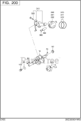 Subaru Robin EX350DS2050 (EX35) - Subaru Robin Engine 200 Crankshaft