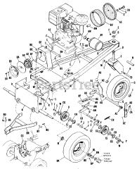 Simplicity 990509 - Simplicity 11" Rotary Trailing Mower Carrier