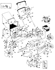 MTD 110-867R - MTD Walk-Behind Mower (1990)