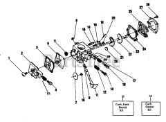 Weed Eater YP 115 - Weed Eater String Trimmer CARBURETOR WA-198 BREAKDOWN