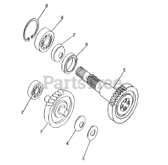Murray S-1543 - Murray 50cc ATV (2002) Transmission System
