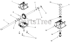 Wizard 12A-264A098 - Wizard Walk-Behind Mower (2000) (Western Auto) Transmission Assembly