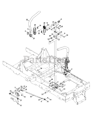 Cub Cadet LZ-60 KW (53RI2PTD050) - Cub Cadet 60" Tank Zero-Turn Mower, Kawasaki (2014) Control Assembly