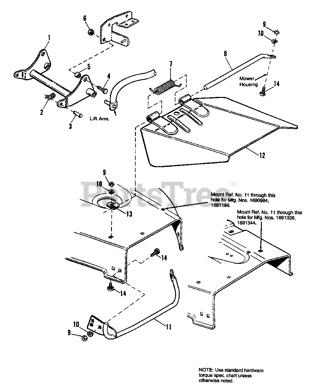 OEM Simplicity Lawn Mower Self Locking Ring 1960766YP READ LISTING - Foto 8