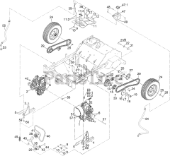 Exmark ZA3624 - Exmark 24" Z-Aerate Stand-On Aerator, Kohler CH440 (SN: 408644346 - 411294211) (Rev A) (2021)