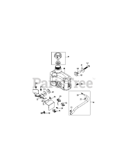 MTD 1P65TG - MTD Engine 1P65TG Fuel Tank &amp; Mounting