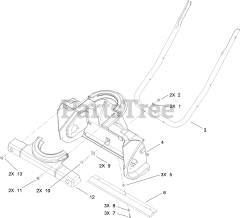 Toro 38272 (180) - Toro 18" Power Clear Snow Thrower (SN: 310000001 - 310002466) (2010) Auger Housing Assembly
