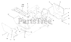 Toro 73448 (314-8) - Toro Garden Tractor (SN: 089000500 - 089099999) (1998)
