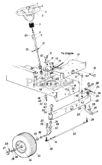 MTD 13655-9 - MTD Lawn Tractor (1989)