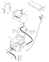 Gravely 988070 - Gravely Pro 150 Walk-Behind Mower Power Unit, 14hp Kohler (SN: 000101 & Above)