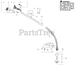 Poulan PP 036 - Poulan String Trimmer (2007-09) Handle &amp; Controls