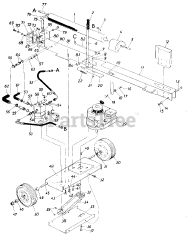 MTD 24638C - MTD Log Splitter (1986)