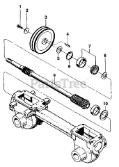 Troy-Bilt 12180 (21A-520-081) - Troy-Bilt Bronco Rear-Tine Tiller Drive Shaft Assembly
