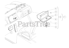 Husqvarna HUV 4210 EXP - Husqvarna 4x2 Utility Vehicle, Electric (2006-11) Glove Box - HUV4210-EXP
