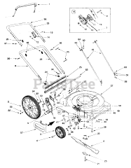 MTD 11A-509B033 - MTD Walk-Behind Mower (1998) (Ace Hardware)