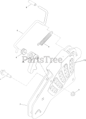 Exmark LZS749AKC724A1 - Exmark 72" Lazer Z S-Series Zero-Turn Mower, Kohler ECV749 (SN: 408644346 - 411294211) (Rev A) (2021) Height-of-Cut Assembly No. 109-7438