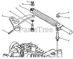 Toro 72042 (264-6) - Toro Yard Tractor (SN: 069000001 - 069999999) (1996) Lever Damper