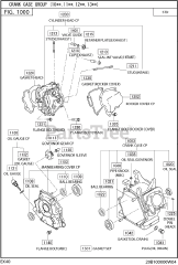 Subaru Robin EX400D00020 (EX40) - Subaru Robin Engine 1000 Crankcase
