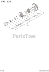 Subaru Robin EH092D10000 (EH092) - Subaru Robin Rammer Engine 520 Cooling &amp; Starting