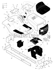 Murray 40542B - Murray 40" Lawn Tractor (1997)