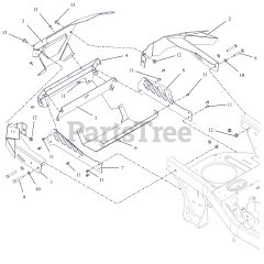 Ariens 918026 - Ariens Ikon Onyx 52" Zero-Turn Mower, 23hp Kawasaki FR (SN: 030000 - 034999)