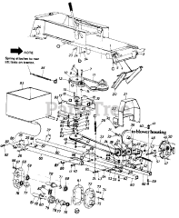MTD 190-830-000 - MTD 45" Snow Thrower Attachment (1987)