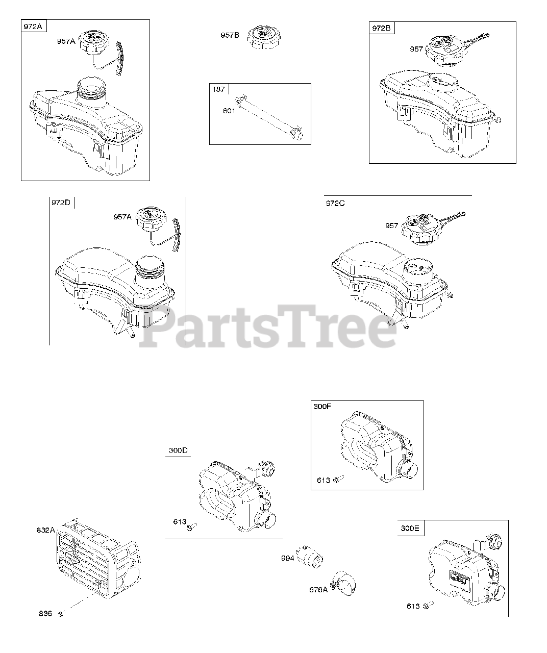 Briggs & Stratton 104M02-0004-F1 - Briggs & Stratton Vertical Engine