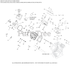 Kohler CH680-3013 - Kohler Command PRO Engine, Made for Toro, 22.5hp, 16.8kW 04 CylinderHead/Breather