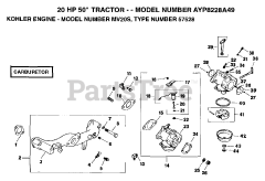 Electrolux/AYP AYP 8228 A49 - Electrolux/AYP Lawn Tractor (1994)