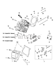 Troy-Bilt 170-TU - Troy-Bilt Engine 170-TU Cylinder Head