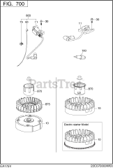 Subaru Robin EA175VS7500 (EA175V) - Subaru Robin Engine 700 Electric Device