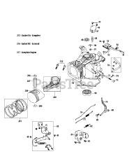 MTD 2P70MU - MTD Engine 2P70MU Crankcase