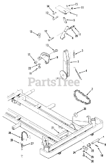 Toro R1-24OE02 (724-Z) - Toro Garden Tractor (SN: 010000001 - 019999999) (1991) Attachment Height Control