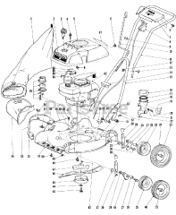 Toro 18221 - Toro Whirlwind Walk-Behind Mower (SN: 008000001 - 008999999) (1968)