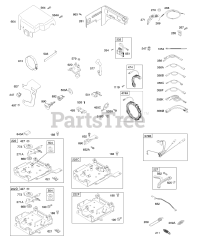 Briggs & Stratton 122432-0152-E8 - Briggs & Stratton Horizontal Engine Controls, Governor Spring, Ignition